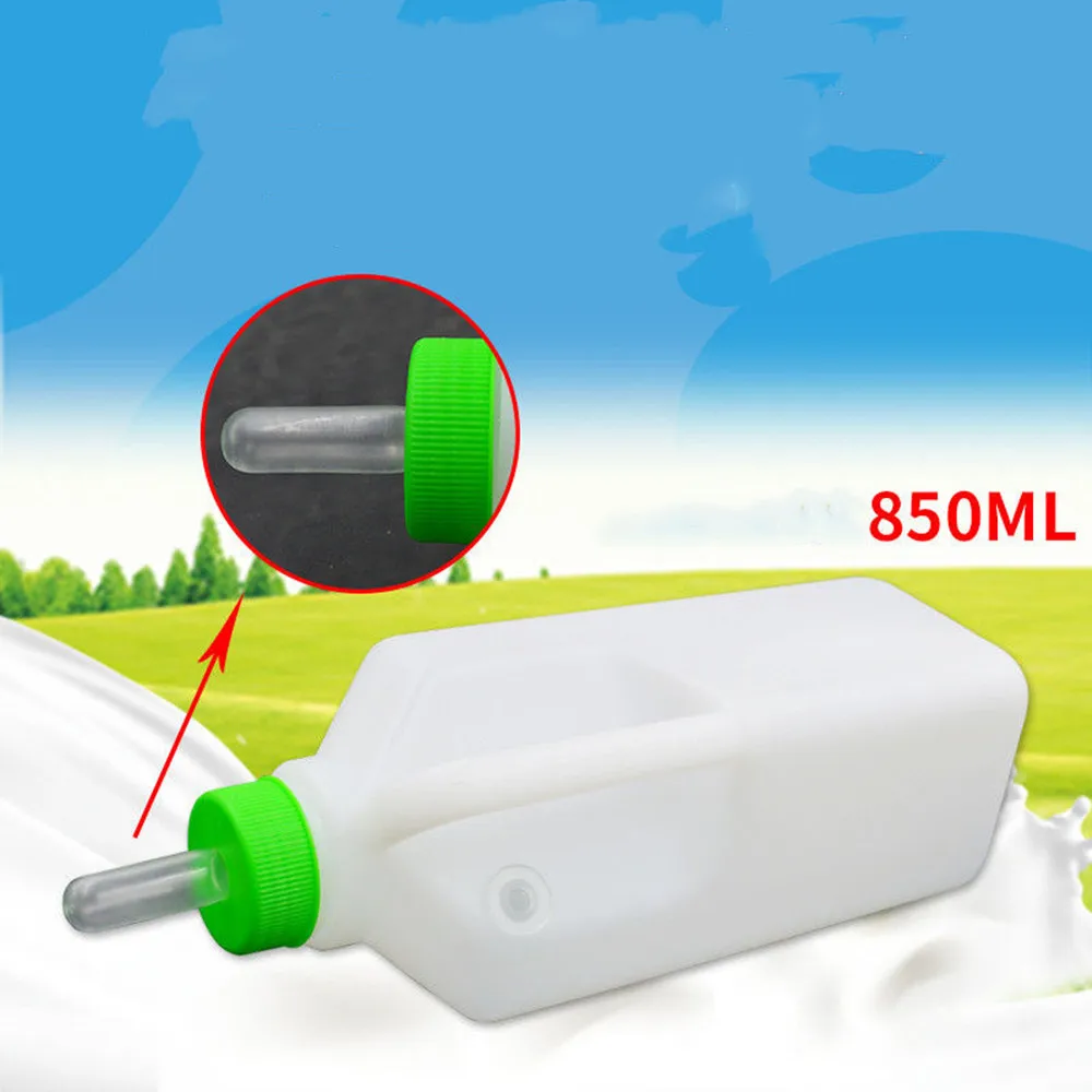 850ml Silicone Teat Small Sheep Milk Jug Veterinary Milk Bottle Pig Dog Sheep Lamb Feeder Bottle For Farm Animals Drinker
850ml Silicone Teat Small Sheep Milk Jug Veterinary Milk Bottle Pig Dog Sheep Lamb Feeder Bottle For Farm Animals Drinker