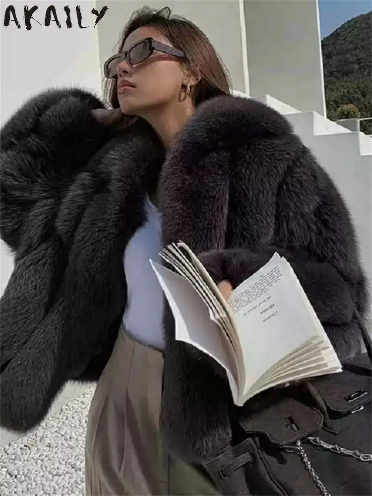 Akaily Fall Pink Faux Fur Coats For Women Fashion 2022 Brown Winter Fur Fluffy Jackets Ladies Black Casual Winter Long Coats
Akaily Fall Pink Faux Fur Coats For Women Fashion 2022 Brown Winter Fur Fluffy Jackets Ladies Black Casual Winter Long Coats