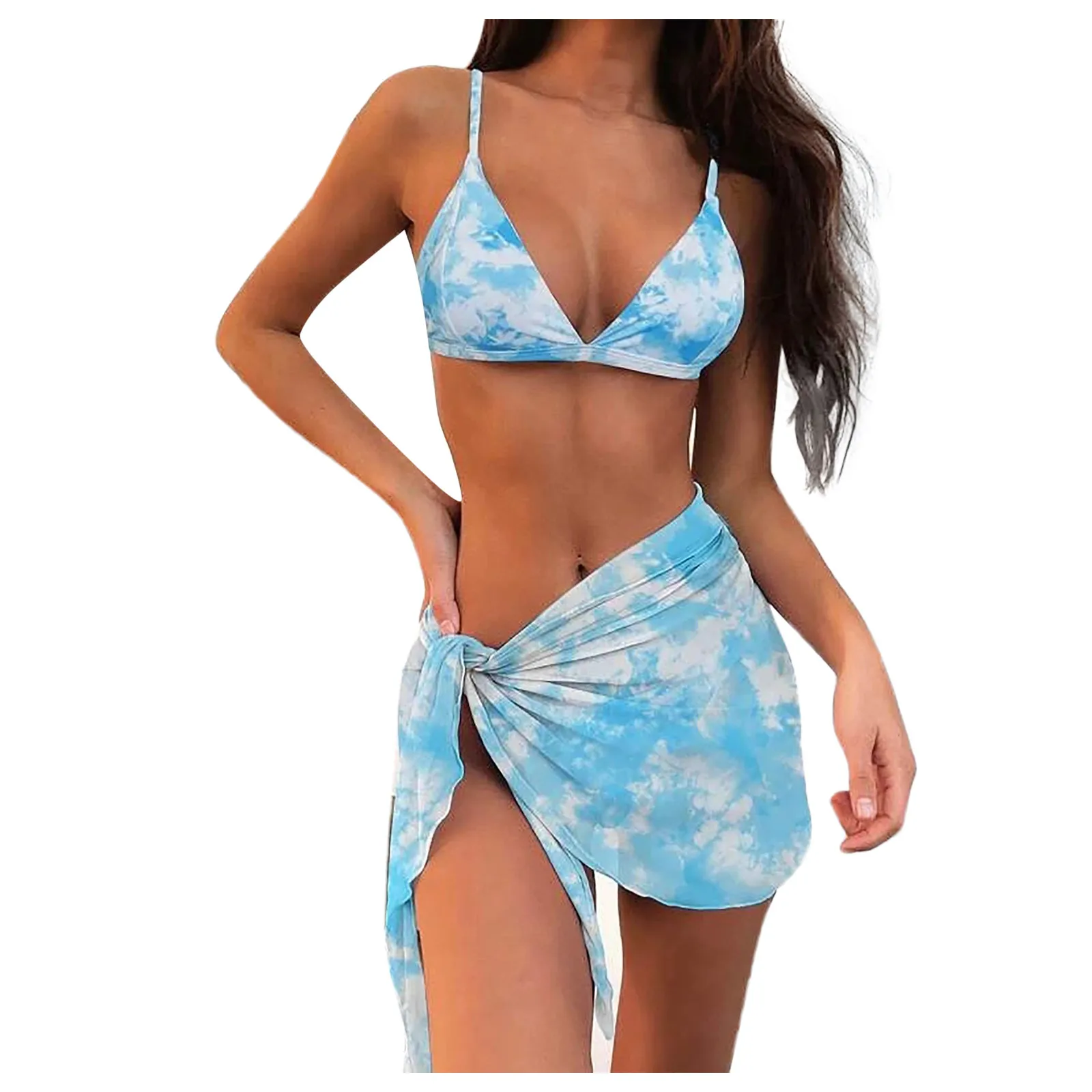 Split High Three-Piece Printed Waist Women's Mesh Bikini Tie-Dye Style Skirt Swimwears Tankinis Set Swimwears Women's swimsuit
Split High Three-Piece Printed Waist Women's Mesh Bikini Tie-Dye Style Skirt Swimwears Tankinis Set Swimwears Women's swimsuit