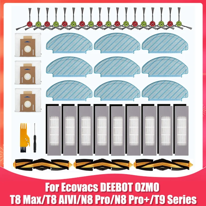Replacement For Ecovacs DEEBOT OZMO T8 Max T8 AIVI N8 Pro N8 Pro+ Robot Vacuum Cleaner Spare Parts
Replacement For Ecovacs DEEBOT OZMO T8 Max T8 AIVI N8 Pro N8 Pro+ Robot Vacuum Cleaner Spare Parts