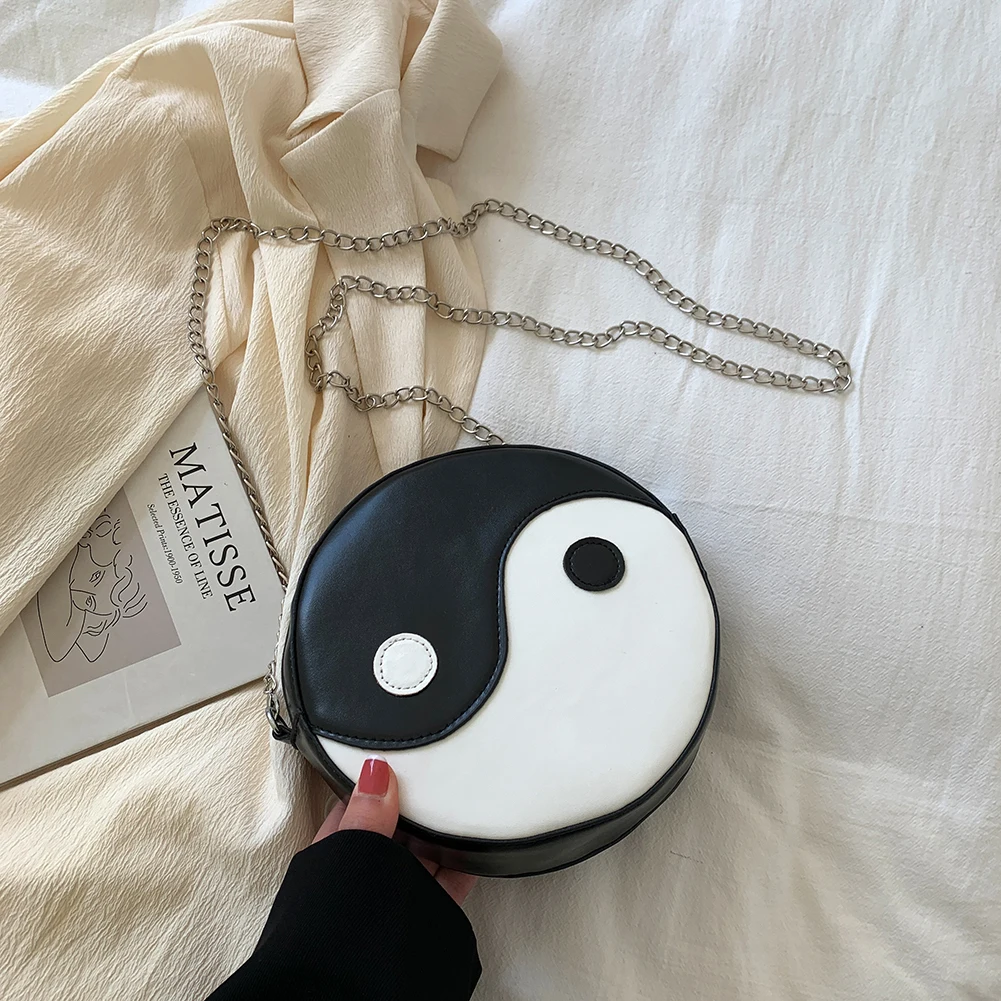 New Fashion Tai Chi Printing Shoulder Messenger Bags for Lady PU Leather Round Small Crossbody Bags Casual Women Shoulder Bags
New Fashion Tai Chi Printing Shoulder Messenger Bags for Lady PU Leather Round Small Crossbody Bags Casual Women Shoulder Bags