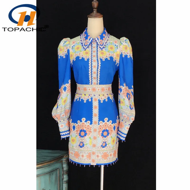 5.24 High Quality Single Breasted Print Puff Long Sleeve Blouse + Heavy Industry Tassel Beading Skirt Set Women
5.24 High Quality Single Breasted Print Puff Long Sleeve Blouse + Heavy Industry Tassel Beading Skirt Set Women