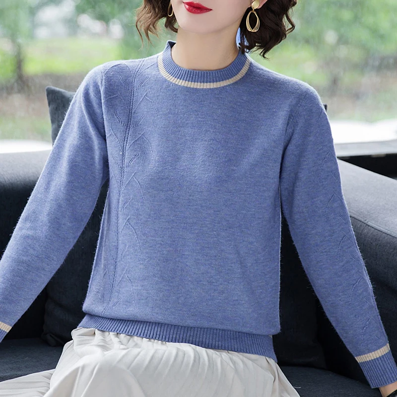 sweaters women Tide winter half high collar long-sleeved pullover Knitted bottoming shirt 901
sweaters women Tide winter half high collar long-sleeved pullover Knitted bottoming shirt 901