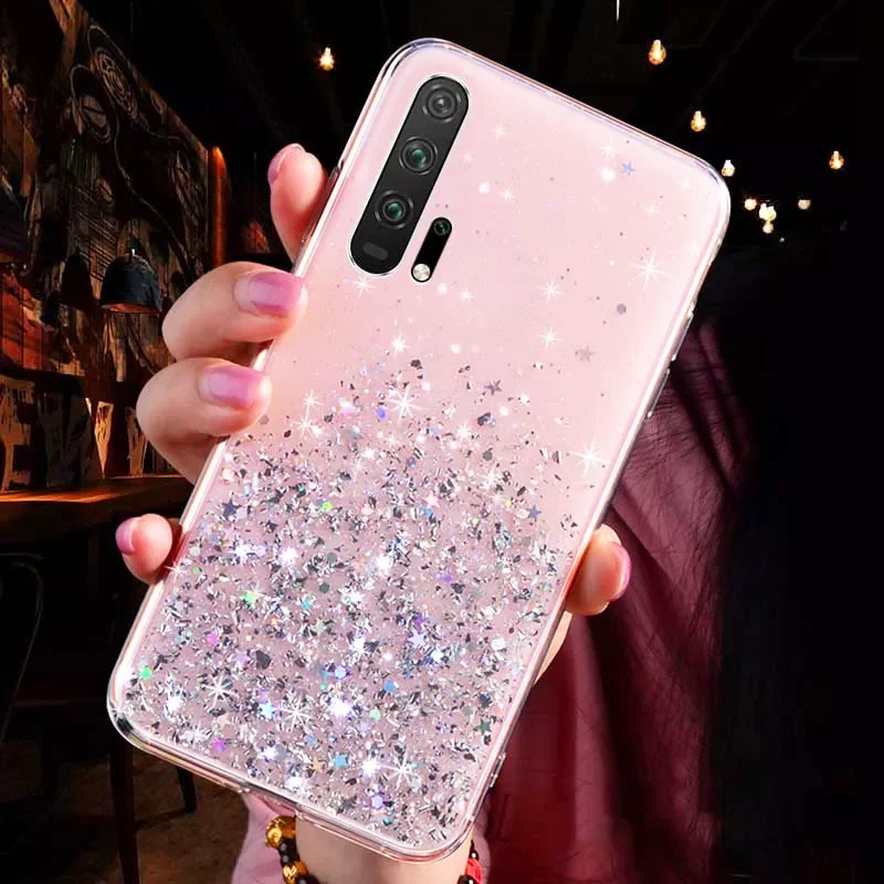 

Free Shipping Bling Glitter Case For Huawei P30 P20 Lite P40 P50 Pro Mate 20 30 40 10 20 30 Pro 50 Soft Silicone Clean Cover Cas