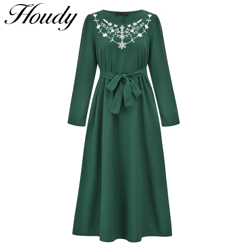 2022 Spring Summer Midi Dress Women Plus Size Green Pattern Embroidered Pleated Long Skirt Belted Wood Long Sleeve Festive Robe
2022 Spring Summer Midi Dress Women Plus Size Green Pattern Embroidered Pleated Long Skirt Belted Wood Long Sleeve Festive Robe