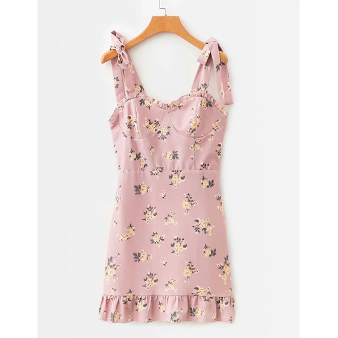 Withered 2023 French Style Indie Folk Vintage Pink Floral Print Strapless Lace Up Tank Dress Casual Party Mini Dress Women
Withered 2023 French Style Indie Folk Vintage Pink Floral Print Strapless Lace Up Tank Dress Casual Party Mini Dress Women