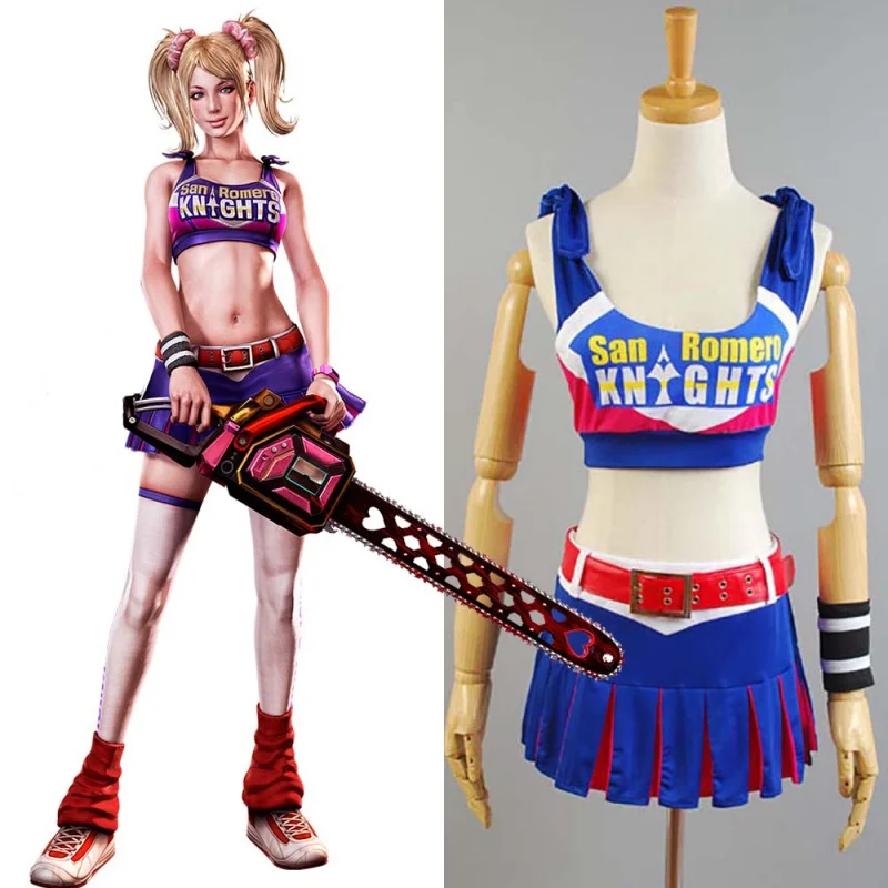 Lollipop Chainsaw Juliet Starling Cosplay Costumes Women Girls Cheerleading Dress Halloween Costume Party Club Dress Suit
Lollipop Chainsaw Juliet Starling Cosplay Costumes Women Girls Cheerleading Dress Halloween Costume Party Club Dress Suit