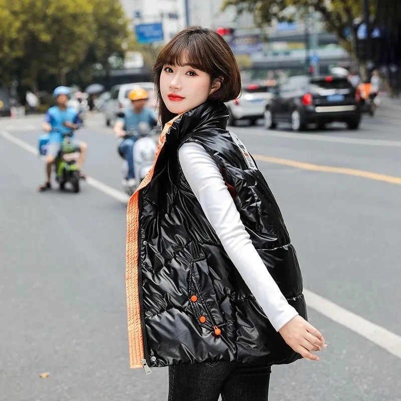 Vest Women 2023 New Fashion Slim Versatile Down Cotton Waistcoat Female Autumn Winter Short Splicing Large Size Outwear Vests
Vest Women 2023 New Fashion Slim Versatile Down Cotton Waistcoat Female Autumn Winter Short Splicing Large Size Outwear Vests