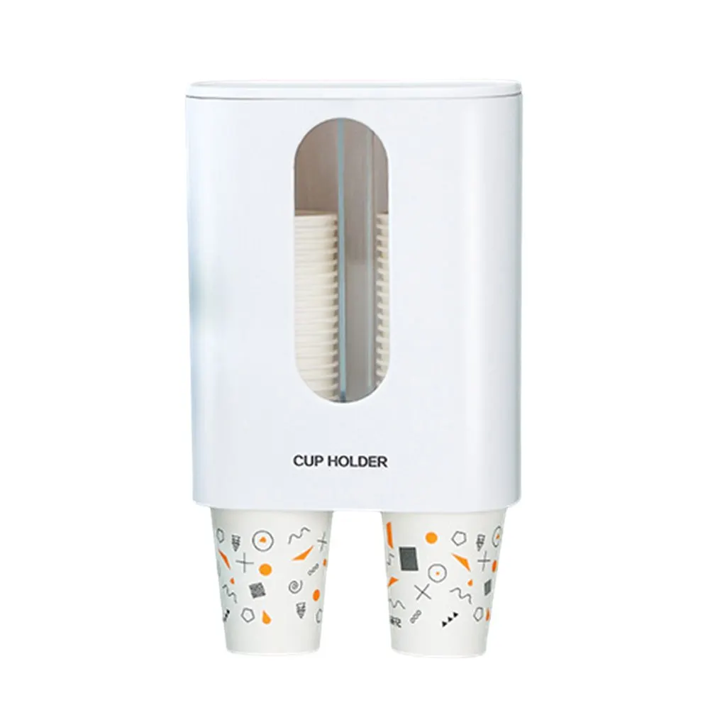 Wall Mounted Cup Holder with Dust Cover Easy Installation Suitable for Family Use Durable and Long lasting White
Wall Mounted Cup Holder with Dust Cover Easy Installation Suitable for Family Use Durable and Long lasting White