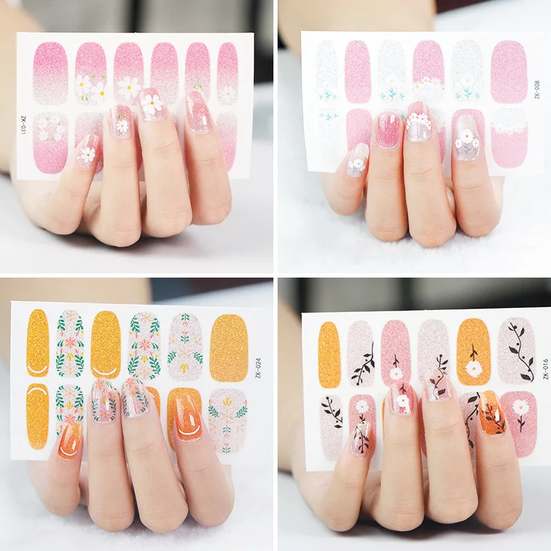 Fake Nail Decorations Sticker Charming Pretty Waterproof Coffin Nails Fashion Glitter Full Protection Cover NailDecal Sell Well
Fake Nail Decorations Sticker Charming Pretty Waterproof Coffin Nails Fashion Glitter Full Protection Cover NailDecal Sell Well