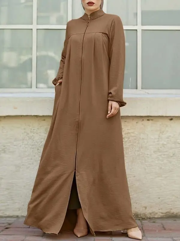 Новинка 2023, женское платье XUAN PhD в мусульманском стиле, в арабском стиле, с воротником-стойкой, на молнии, с карманами, темпераментное, непринужденное, Повседневное платье, одежда, платье
Новинка 2023, женское платье XUAN PhD в мусульманском стиле, в арабском стиле, с воротником-стойкой, на молнии, с карманами, темпераментное, непринужденное, Повседневное платье, одежда, платье