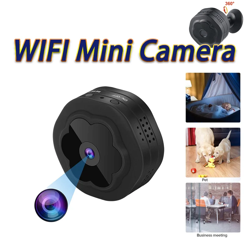 WiFi Mini Camera Surveillance Wlan Cam Wireless Micro Night Vision Camcorder Smart Home Action Spia Security Video Recorder
WiFi Mini Camera Surveillance Wlan Cam Wireless Micro Night Vision Camcorder Smart Home Action Spia Security Video Recorder