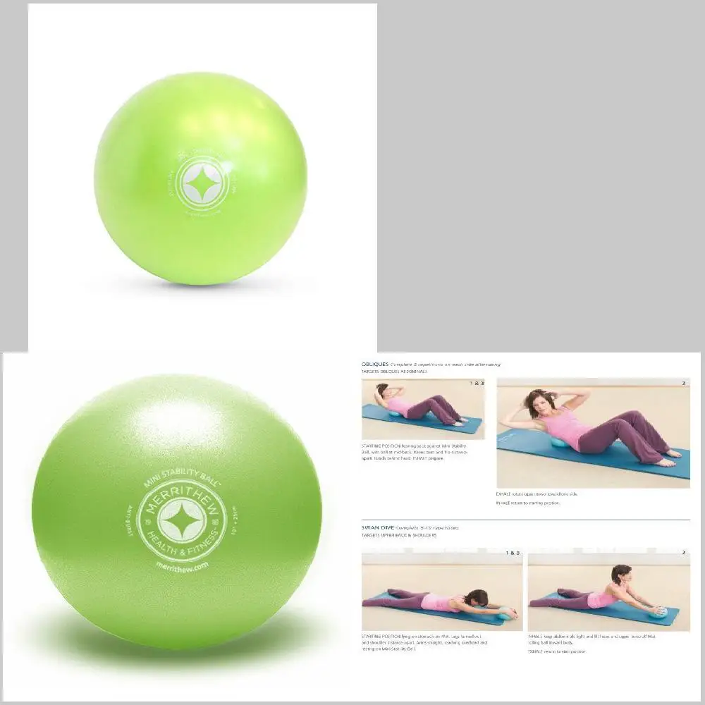 Elevate Your Exercise Experience with High-Quality Durable 10 Inch/25cm Green Medium Stability Ball - Perfect for Adding Core St
Elevate Your Exercise Experience with High-Quality Durable 10 Inch/25cm Green Medium Stability Ball - Perfect for Adding Core St