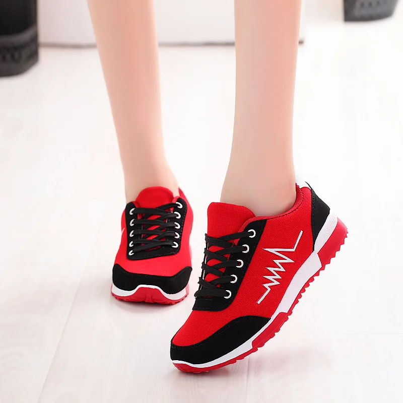 Wedge Shoes Woman New Mesh Women Shoes Luxury Designers Lace-Up Red Black Women Sneakers Casual Chaussures Femme Basket Femme
Wedge Shoes Woman New Mesh Women Shoes Luxury Designers Lace-Up Red Black Women Sneakers Casual Chaussures Femme Basket Femme
