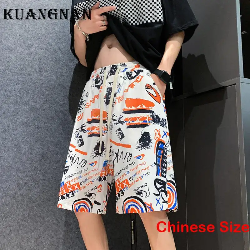 KUANGNAN Ice Silk Men's Knee Length Shorts for Mens Sports Male Clothes Korean Streetwear Sportswear Clothing 5XL 2023 Summer
KUANGNAN Ice Silk Men's Knee Length Shorts for Mens Sports Male Clothes Korean Streetwear Sportswear Clothing 5XL 2023 Summer