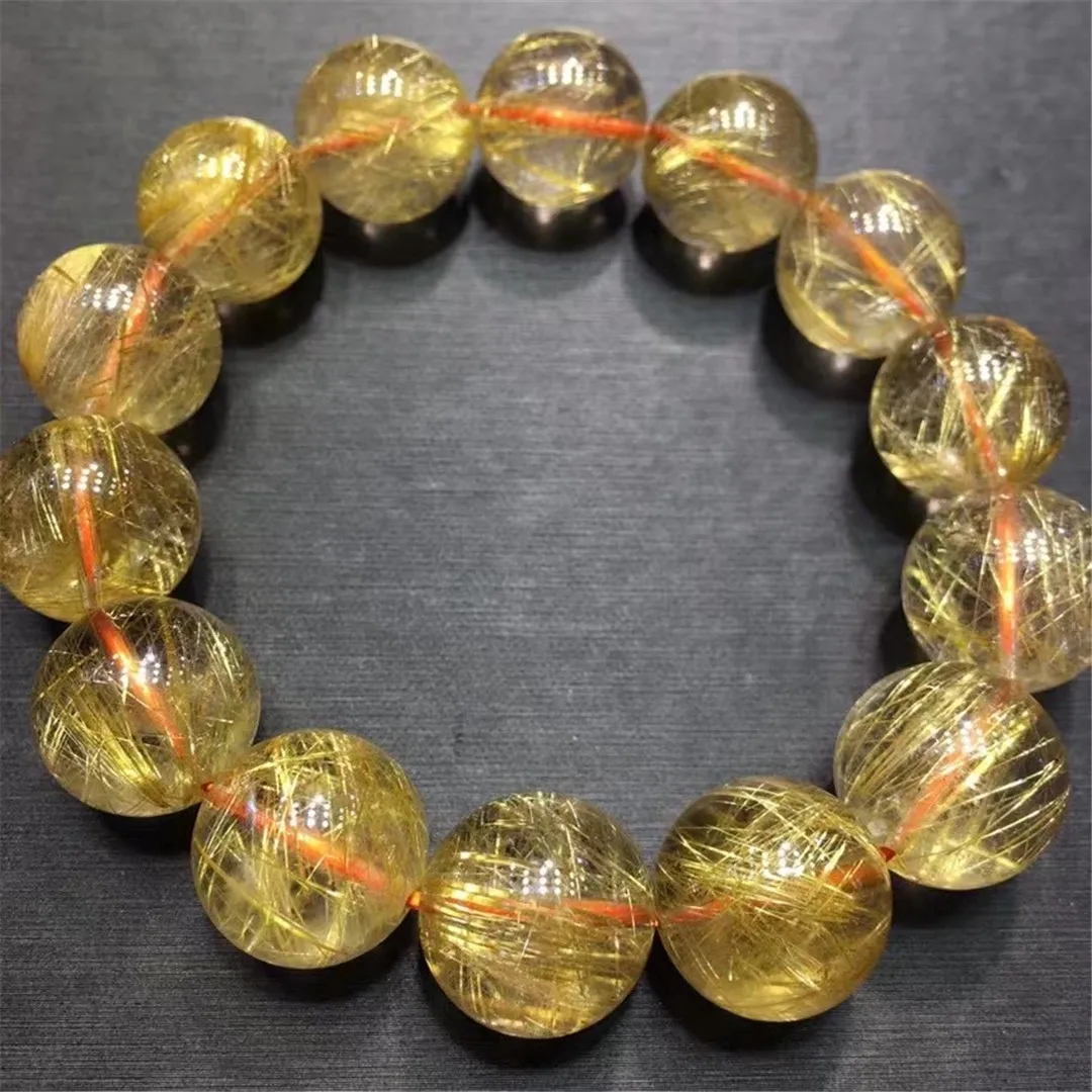 16mm Natural Gold Rutilated Quartz Bracelet For Women Lady Men Luck Healing Gift Reiki Crystal Beads Stone Strands Jewelry AAAAA
16mm Natural Gold Rutilated Quartz Bracelet For Women Lady Men Luck Healing Gift Reiki Crystal Beads Stone Strands Jewelry AAAAA