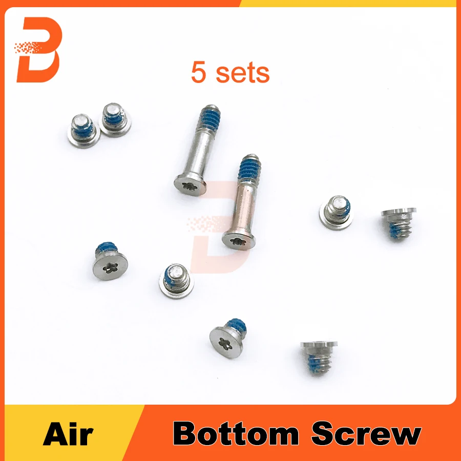5 sets/lot New For Macbook Air 11" 13" A1369 A1370 A1465 A1466 Bottom Case Screws 2010 2011 2012 2013 2014 2015 Years
5 sets/lot New For Macbook Air 11" 13" A1369 A1370 A1465 A1466 Bottom Case Screws 2010 2011 2012 2013 2014 2015 Years