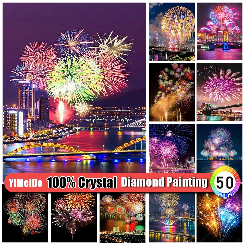 YiMeiDo 100% Crystal Diamond Painting Embroidery Fireworks Kit Zipper Bag 5d Diamond Mosaic Landscape Sale rhinestone Wall Art
YiMeiDo 100% Crystal Diamond Painting Embroidery Fireworks Kit Zipper Bag 5d Diamond Mosaic Landscape Sale rhinestone Wall Art