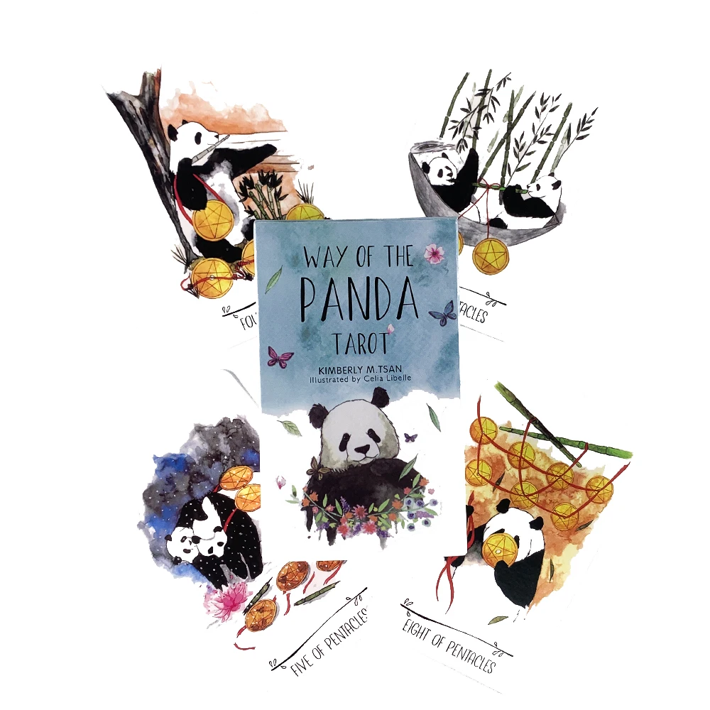 

Карточки Таро из «Путь панды», товары для творчества, астрология, высококачественное пророчество гадания, чакра, палуба Таро для экстрактов...
