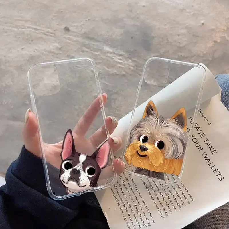 Pug Dog French Bulldog cute Phone Case Transparent soft For iphone 12 11 13 7 8 6 s plus x xs xr pro max mini
Pug Dog French Bulldog cute Phone Case Transparent soft For iphone 12 11 13 7 8 6 s plus x xs xr pro max mini