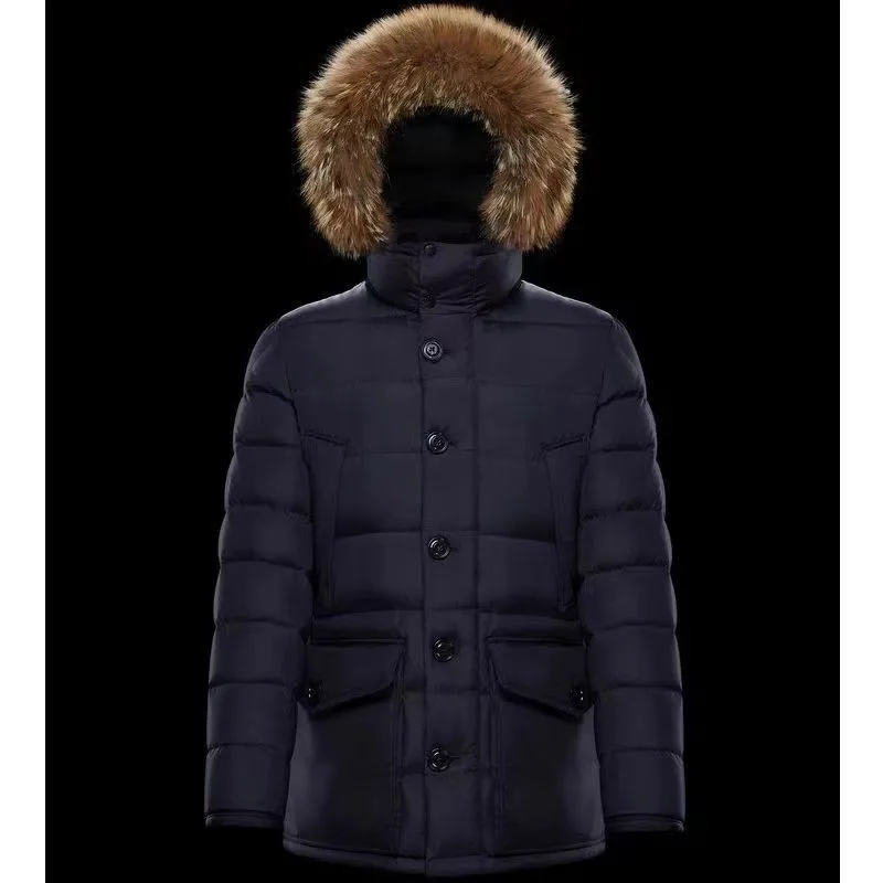 wintertime male Long pattern hooded Down jacket Y2K Casual jacket Big Wolf hair collar single-breasted parka warm fashion coat
wintertime male Long pattern hooded Down jacket Y2K Casual jacket Big Wolf hair collar single-breasted parka warm fashion coat