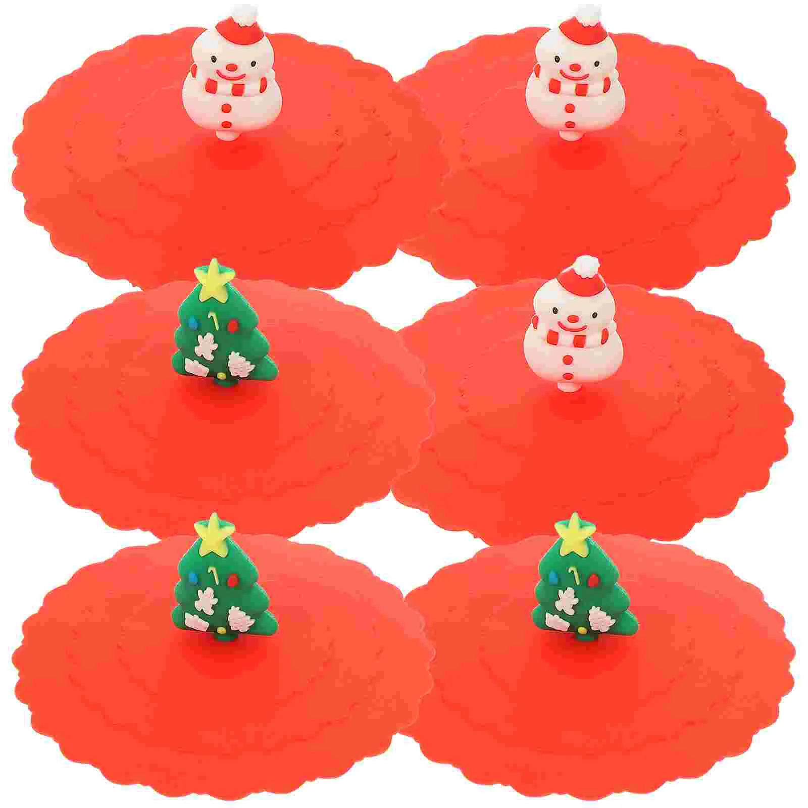 6pcs Christmas Theme Reusable Cartoon Xmas Style Cup Covers Cup Lids Airtight Mug Covers Cup Lids
6pcs Christmas Theme Reusable Cartoon Xmas Style Cup Covers Cup Lids Airtight Mug Covers Cup Lids