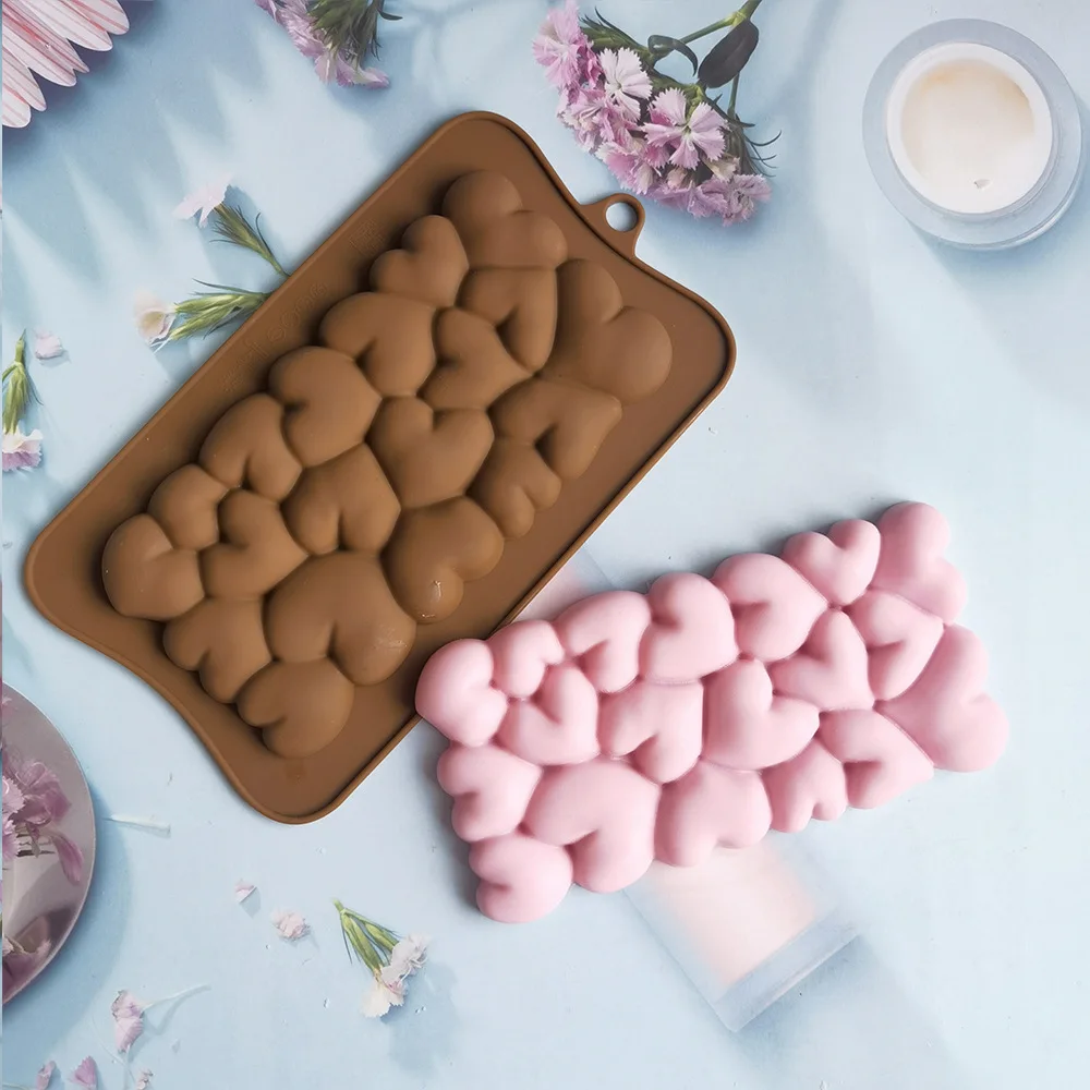 DIY love silicone mold chocolate fondant cake mold heart-shaped dessert decoration baking supplies
DIY love silicone mold chocolate fondant cake mold heart-shaped dessert decoration baking supplies