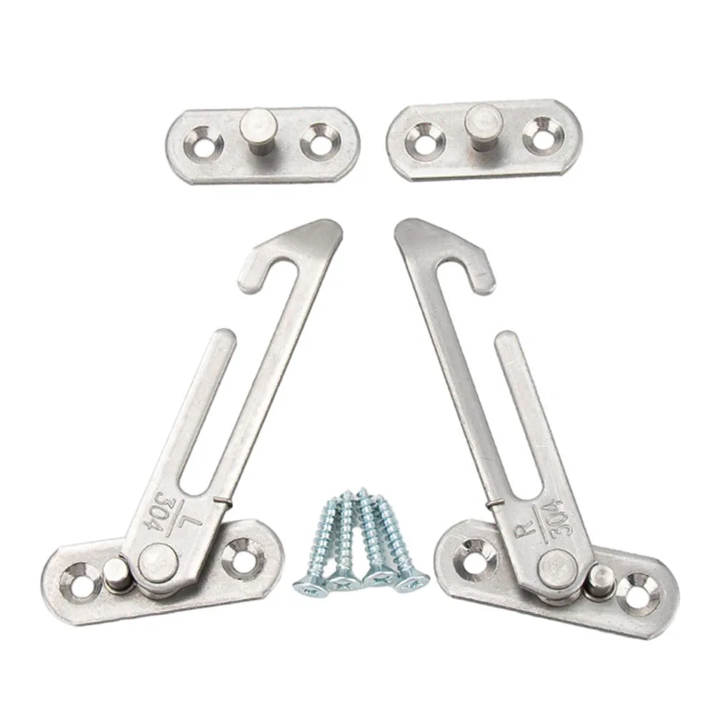 2pcs 65 Degrees Stainless Steel Automatic Limiter Casement Left And Right Wind Support Stay Buckle Home Hardware
2pcs 65 Degrees Stainless Steel Automatic Limiter Casement Left And Right Wind Support Stay Buckle Home Hardware