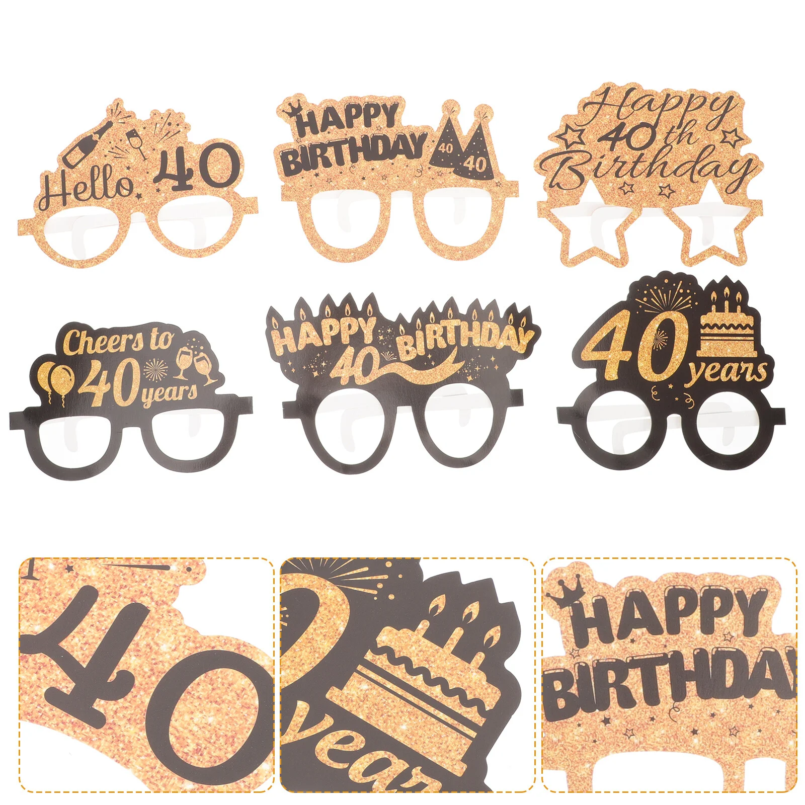 6 Pairs Happy Birthday Party Glasses Adults Eyewear Costume Mens Paper Eyeglasses Sunglasses Photo Props
6 Pairs Happy Birthday Party Glasses Adults Eyewear Costume Mens Paper Eyeglasses Sunglasses Photo Props