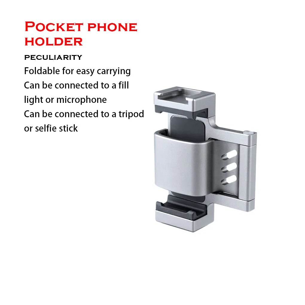 Phone Holder Craftsmanship Camera Accessories Stable Structure Mounting Stand Metal Tripod Expansion Mount Folding Bracket
Phone Holder Craftsmanship Camera Accessories Stable Structure Mounting Stand Metal Tripod Expansion Mount Folding Bracket