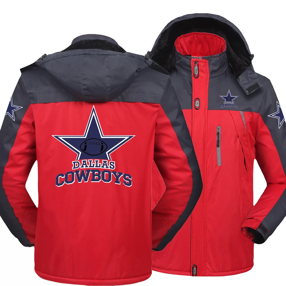 New Winter Men's Windproof Hooded Jackets Thick Dallas Cowboys Logo Warm Coats Male Outwear Mountaineering Overcoat Windbreaker
New Winter Men's Windproof Hooded Jackets Thick Dallas Cowboys Logo Warm Coats Male Outwear Mountaineering Overcoat Windbreaker