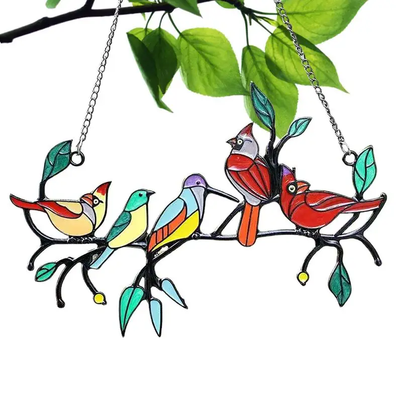 Витражные птицы на проволоке, витражные птицы, подвески из сплава, двусторонний Ловец Солнца для птиц, Декор для дома и офиса, настенный сад
Витражные птицы на проволоке, витражные птицы, подвески из сплава, двусторонний Ловец Солнца для птиц, Декор для дома и офиса, настенный сад