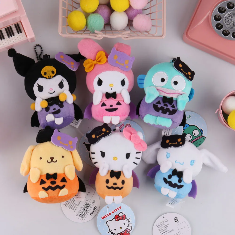 Кавайная кукла My Melody Cinnamoroll Kuromi 10 см Мультфильм Хэллоуин Аниме Sanrios девушка сердце милая плюшевая кукла игрушки Подвеска Кошелек
Кавайная кукла My Melody Cinnamoroll Kuromi 10 см Мультфильм Хэллоуин Аниме Sanrios девушка сердце милая плюшевая кукла игрушки Подвеска Кошелек