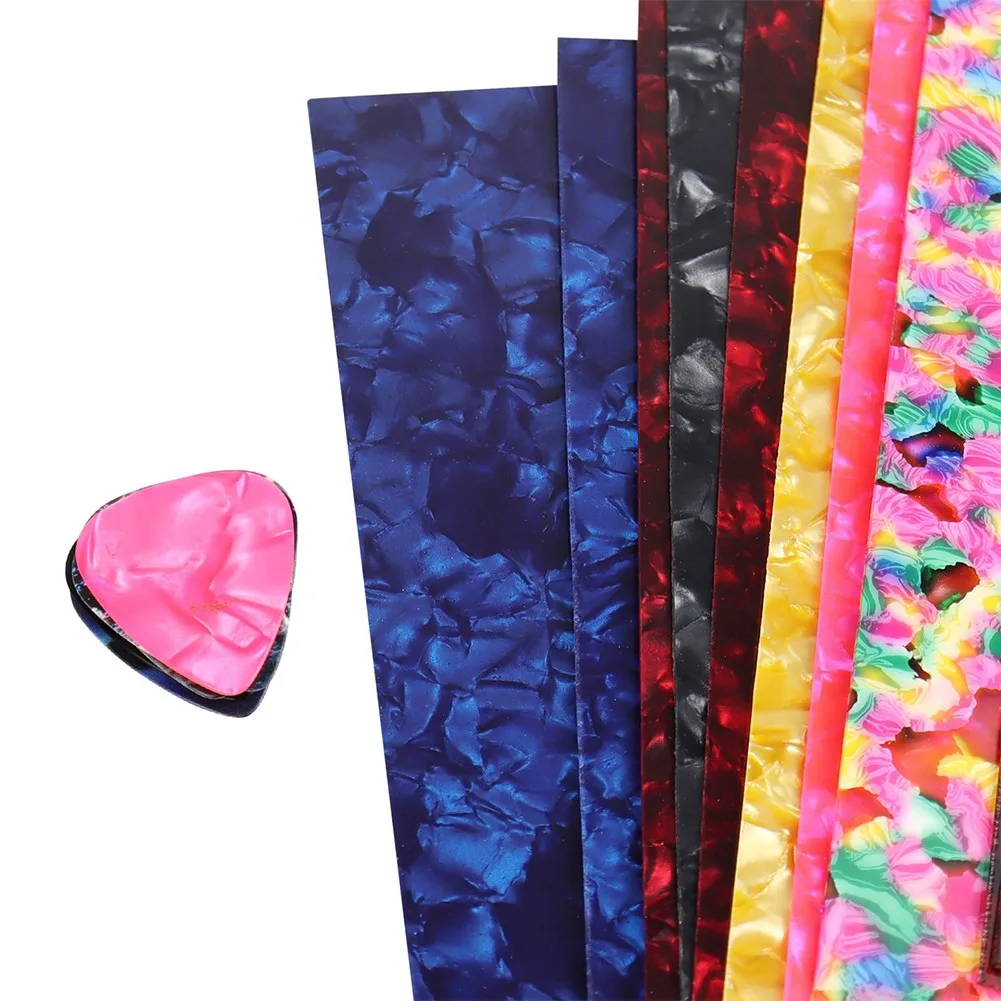 25pcs Guitar Pick Punch Customize DIY Celluloid Sheet Film Strips 15.3x4cm Stringed Instrument Guitar Parts Accessories
25pcs Guitar Pick Punch Customize DIY Celluloid Sheet Film Strips 15.3x4cm Stringed Instrument Guitar Parts Accessories