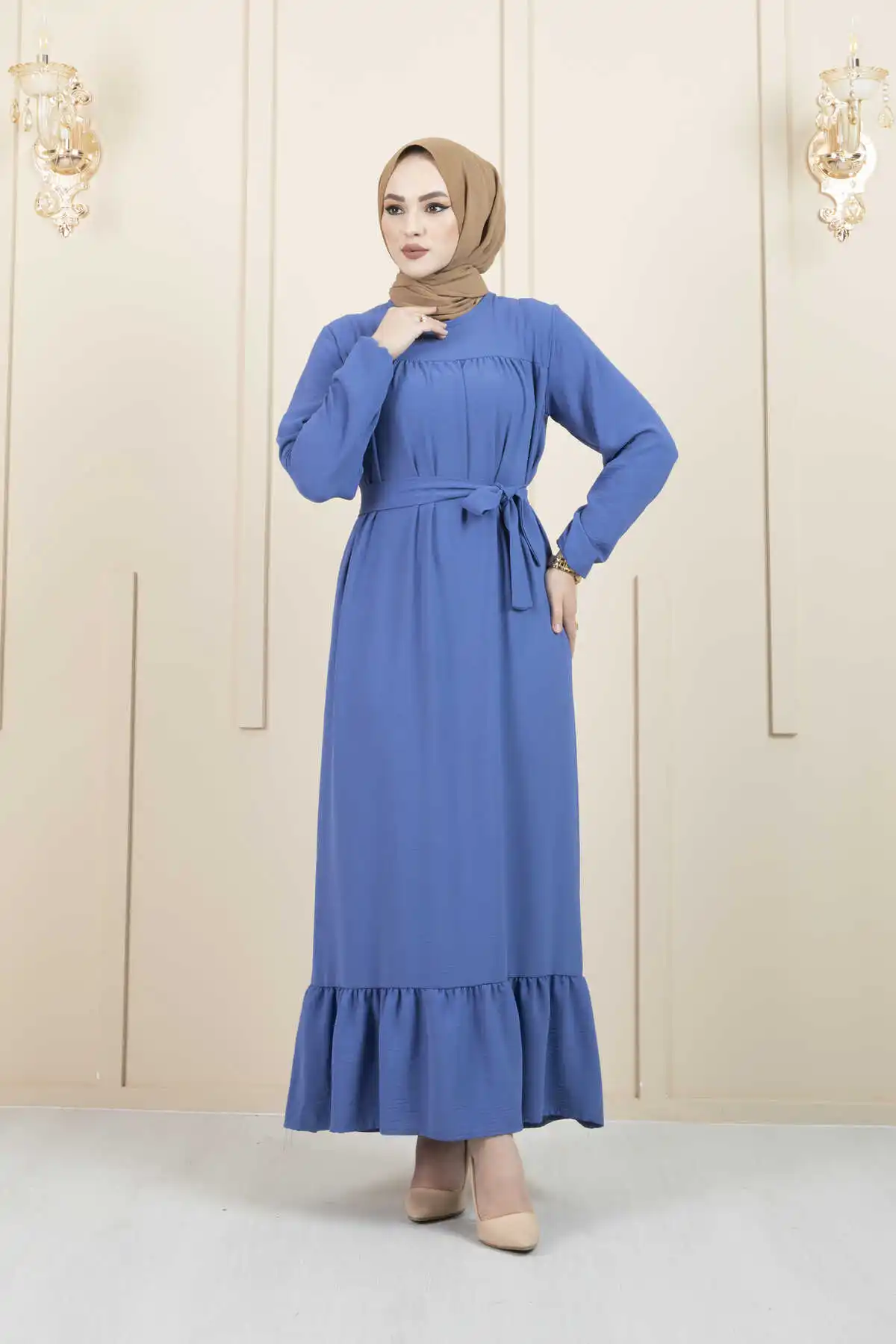 2022 New Fashion Waist Belted Hijab Dress Women Youth Fashion Casual Version Ladies Abaya Stylish High Quality Luxury Designer
2022 New Fashion Waist Belted Hijab Dress Women Youth Fashion Casual Version Ladies Abaya Stylish High Quality Luxury Designer