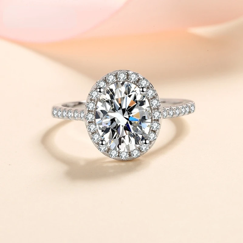 Oval Cut Moissanite Diamond Wedding Rings for Women S925 Sterling Silver 1-2ct Fine Jewelry Drop Shipping
Oval Cut Moissanite Diamond Wedding Rings for Women S925 Sterling Silver 1-2ct Fine Jewelry Drop Shipping