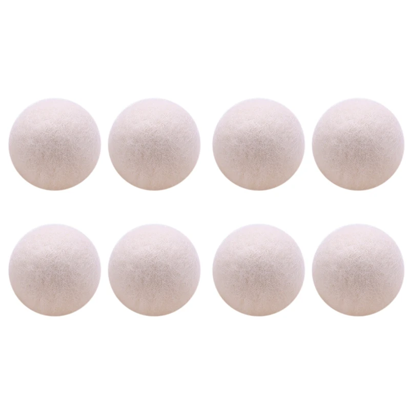 HAEGER 8-Pack 100% Premium Wool Dryer Balls XL,Handmade,Eco-Friendly,All-Natural Fabric Softener 
HAEGER 8-Pack 100% Premium Wool Dryer Balls XL,Handmade,Eco-Friendly,All-Natural Fabric Softener