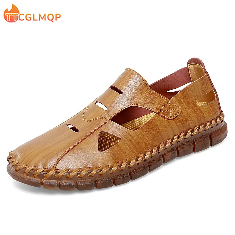 New Summer Men Sandals 2023 Leisure Beach Men Shoes Outdoor High Quality Genuine Leather Sandals The Men's Sandals Big Size 47
New Summer Men Sandals 2023 Leisure Beach Men Shoes Outdoor High Quality Genuine Leather Sandals The Men's Sandals Big Size 47