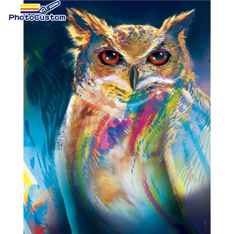 PhotoCustom DIY Pictures By Number Owl Kits Hand Painted Paintings Art Painting By Numbers Animals Drawing On Canvas Gift Home D
PhotoCustom DIY Pictures By Number Owl Kits Hand Painted Paintings Art Painting By Numbers Animals Drawing On Canvas Gift Home D