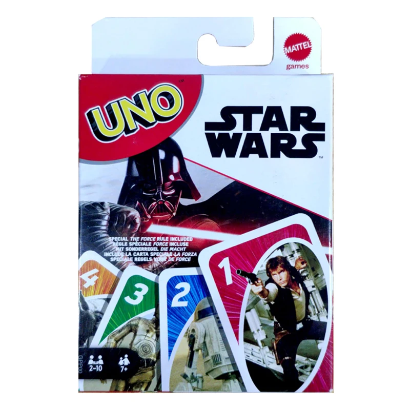 Disney Star War UNO Card Puzzle Board Game Family Funny Entertainment Board Game Poker Kids Toys Playing Cards Christmas Gift
Disney Star War UNO Card Puzzle Board Game Family Funny Entertainment Board Game Poker Kids Toys Playing Cards Christmas Gift