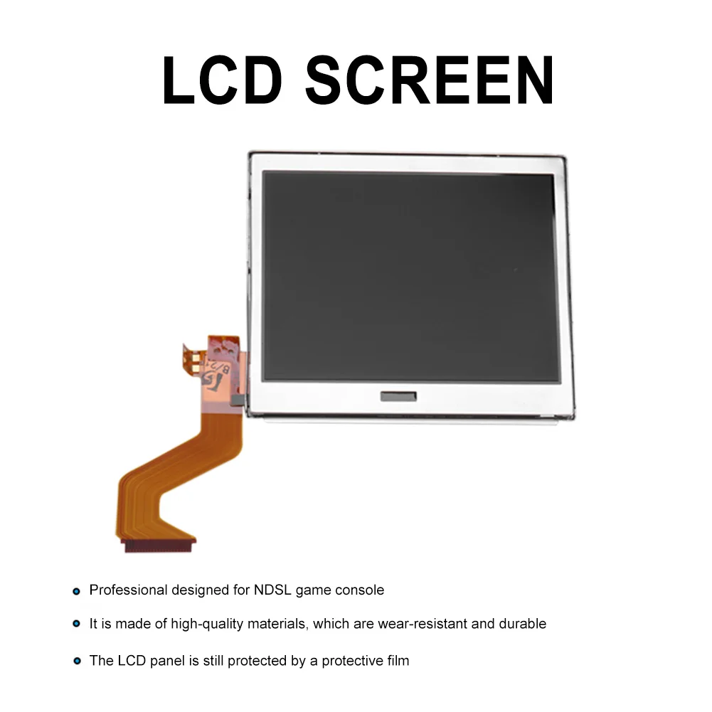Upper LCD Display Lightweight Top LCD Display Screen Easy Installation Controller LCD Screen Replacement Parts for NDSL
Upper LCD Display Lightweight Top LCD Display Screen Easy Installation Controller LCD Screen Replacement Parts for NDSL