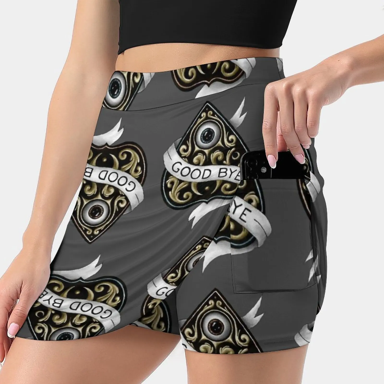 Friendzone Women's skirt With Hide Pocket Tennis Skirt Golf Skirts Badminton Skirts Running skirts Planchette Ouija Occult 
Friendzone Women's skirt With Hide Pocket Tennis Skirt Golf Skirts Badminton Skirts Running skirts Planchette Ouija Occult