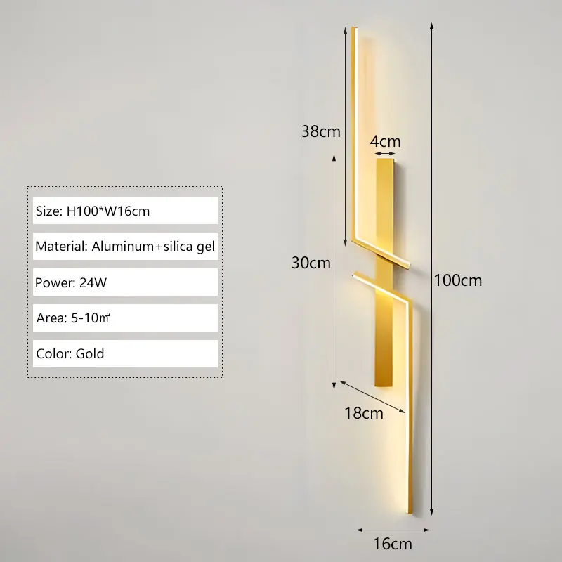 Настенный светильник NIRLTENG золотой черный
Настенный светильник NIRLTENG золотой черный