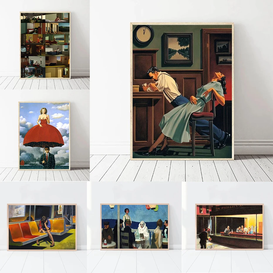 Vintage Canvas Art Print Photo Nordic Wall Painting Soir Bleu 1914 By Edward Hopper Poster Home Decor for Living Room Pictures
Vintage Canvas Art Print Photo Nordic Wall Painting Soir Bleu 1914 By Edward Hopper Poster Home Decor for Living Room Pictures