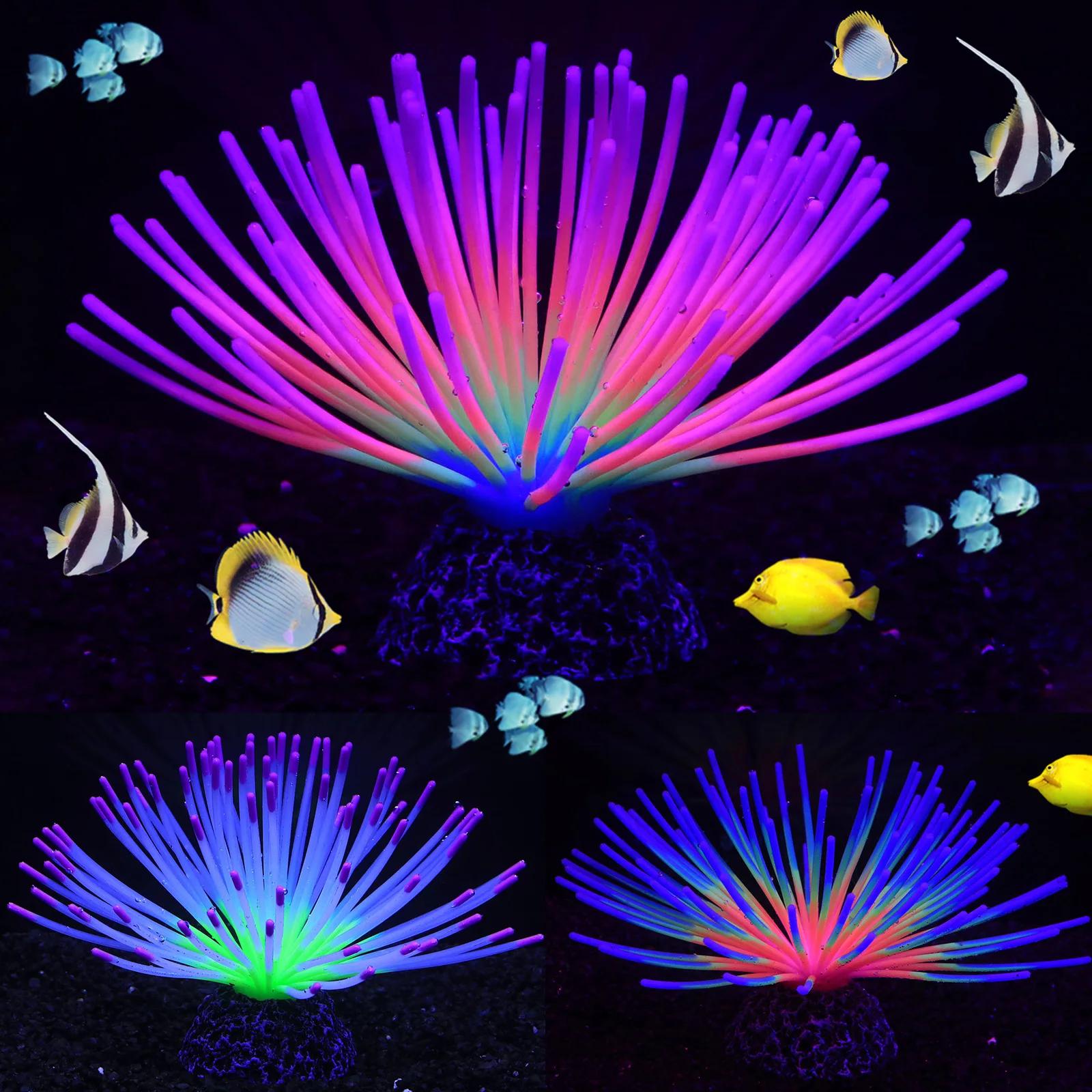 Fish Tank Accessory Imitative Rainbow Sea Urchin Ball Artificial Silicone Coral Aquarium Decoration Aquarium Landscape Ornament
Fish Tank Accessory Imitative Rainbow Sea Urchin Ball Artificial Silicone Coral Aquarium Decoration Aquarium Landscape Ornament