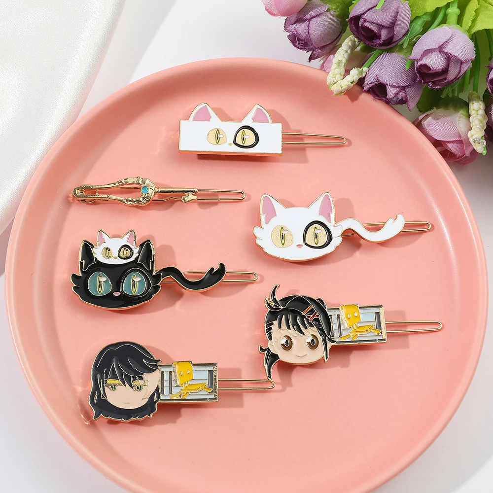 Cartoon Anime Suzume Hair Accessories Kawaii Iwado Suzume Munakata Sōta Metal Enamel Hair Clip for Fashion Women Jewelry Gift
Cartoon Anime Suzume Hair Accessories Kawaii Iwado Suzume Munakata Sōta Metal Enamel Hair Clip for Fashion Women Jewelry Gift