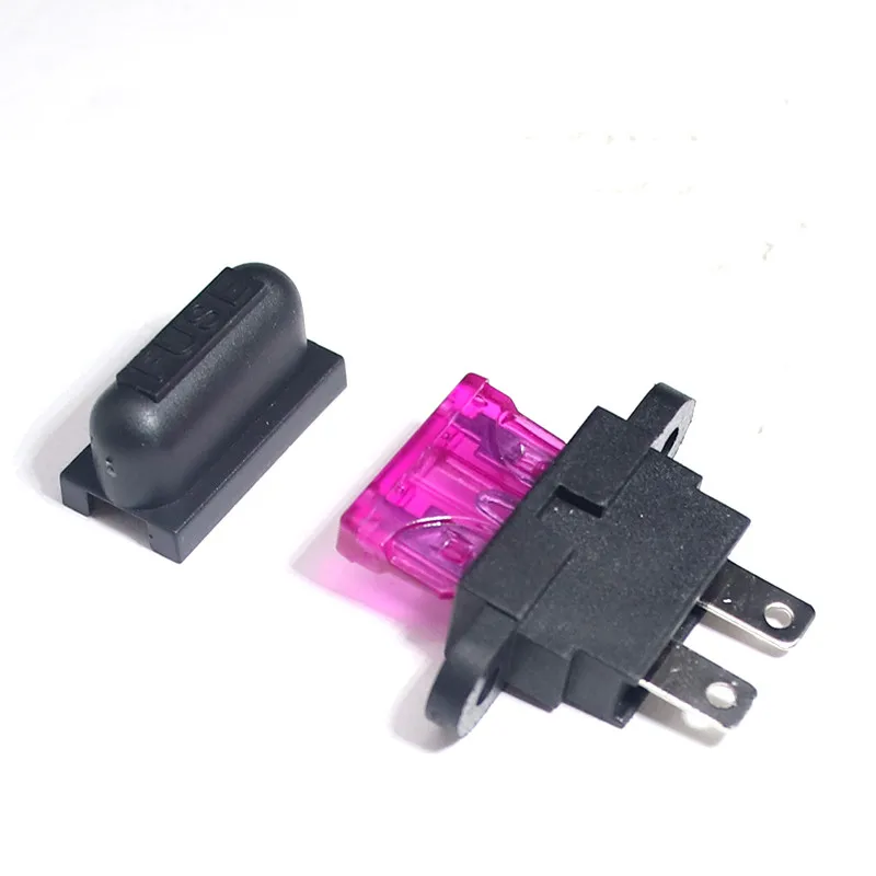 

5sets Waterproof Auto Standard Middle Fuse Holder + Car Boat Truck ATC ATO Blade Fuse 5A 7.5A 10A 15A 20A 25A 30A 35A 40A
