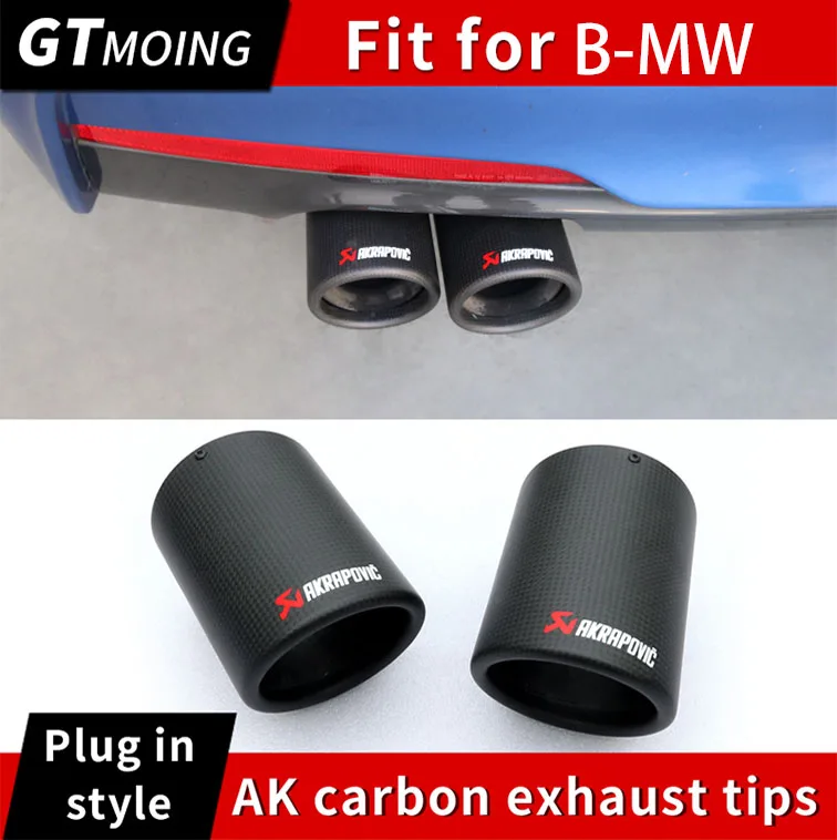 2pcs Car Exhaust Tips Muffler Universal Carbon Fiber Tail Pipe for Bmw E46 E90 E60 F10 F30 E39 E36 F20 Car Modified Accessories
2pcs Car Exhaust Tips Muffler Universal Carbon Fiber Tail Pipe for Bmw E46 E90 E60 F10 F30 E39 E36 F20 Car Modified Accessories