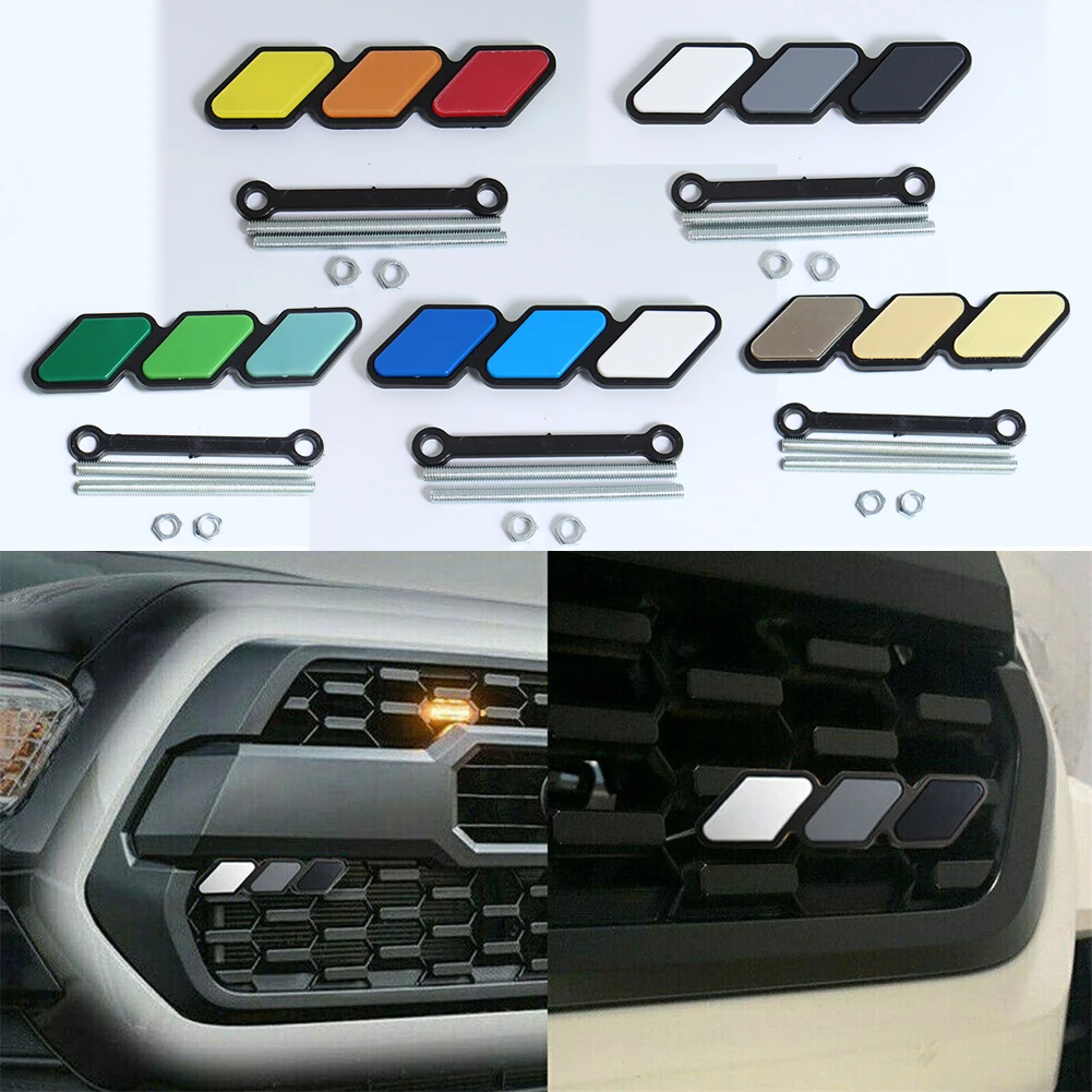 Tri-Color 3 Grille Badge Emblem Decor Fits For Tacoma 4 Runner Tundra Highlande Modified Decorative Strip Of Air Inlet Grille
Tri-Color 3 Grille Badge Emblem Decor Fits For Tacoma 4 Runner Tundra Highlande Modified Decorative Strip Of Air Inlet Grille