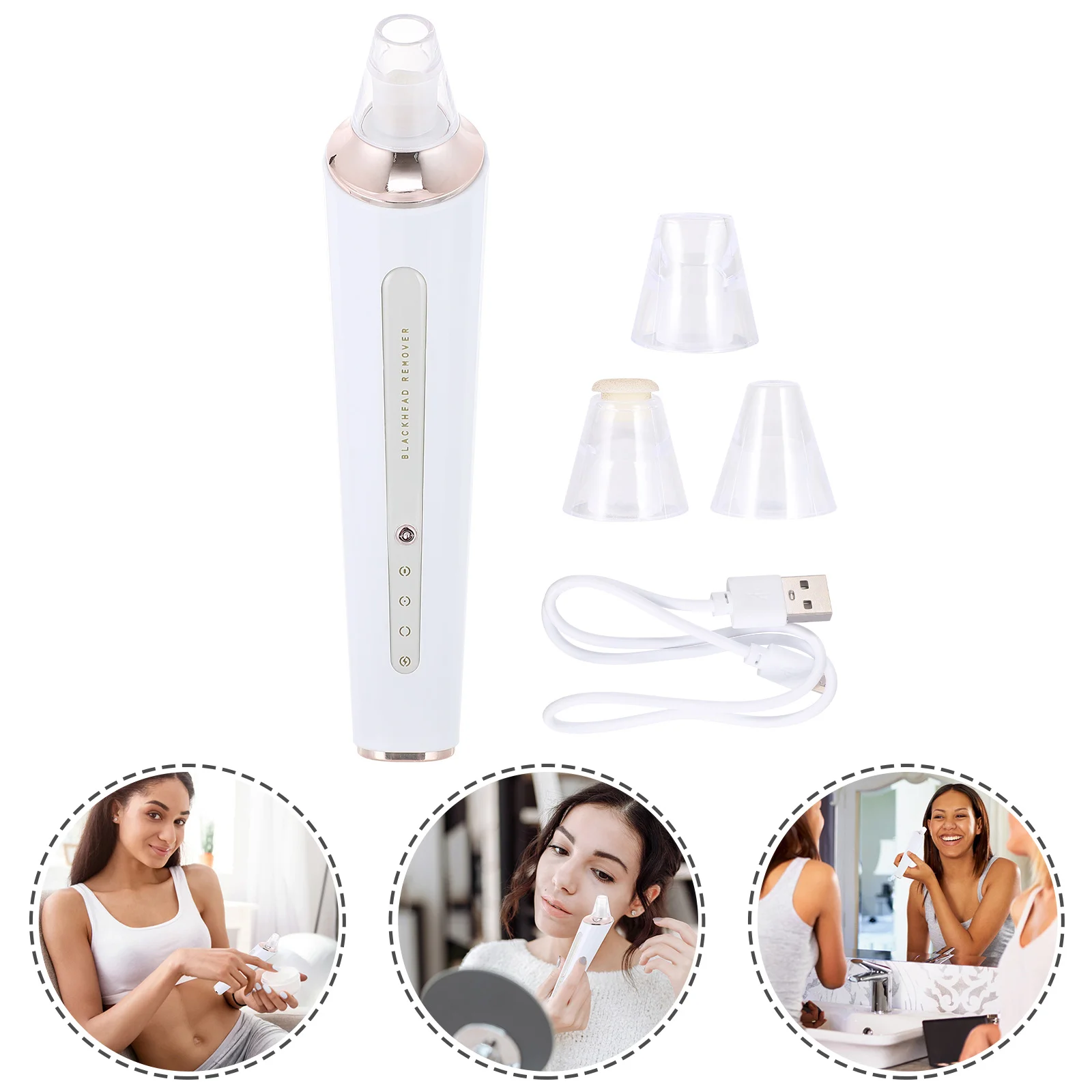 Home Blackhead Remover Useful Electric Blackhead Cleaning Tool for Skin Care 
Home Blackhead Remover Useful Electric Blackhead Cleaning Tool for Skin Care